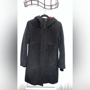 Pendleton Charcoal Ashwood Wool Hooded coat Women’s XS